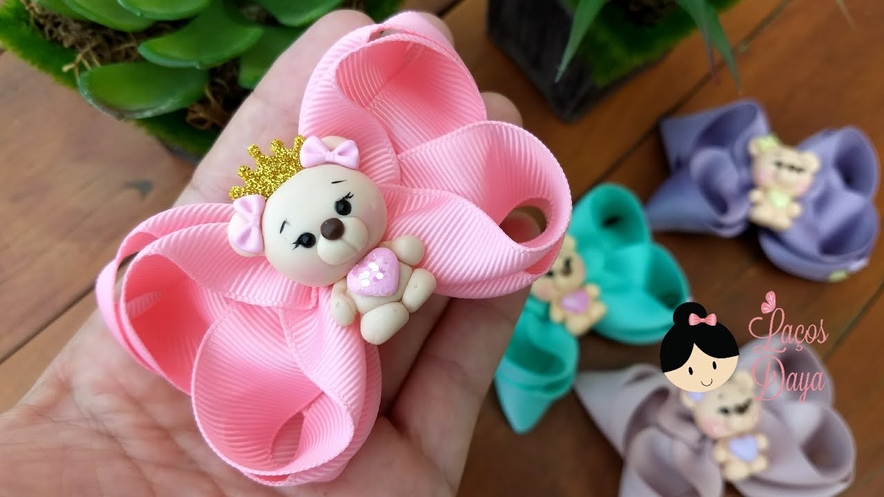 💛 Laço boutique na casinha- fita 5 - PAP- Iniciantes-PAP-