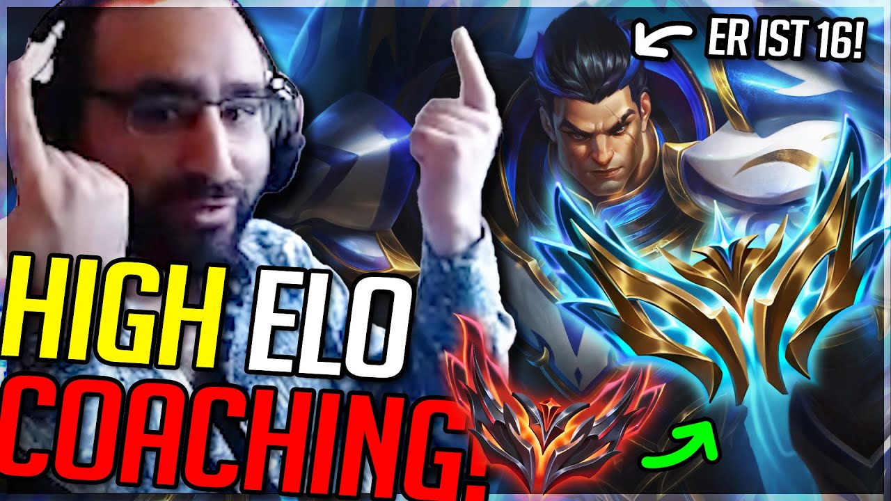 16 J&Auml;HRIGER GRANDMASTER climbed nach CHALLENGER nach DIESEM COACHING!! [League of Legends Coaching]