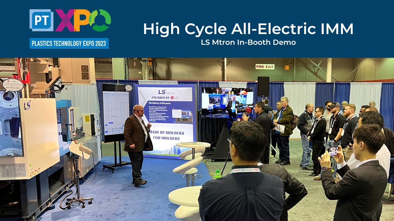 High Cycle All-Electric Injection Molding Machine | PTXPO 2023 In-Booth Demo