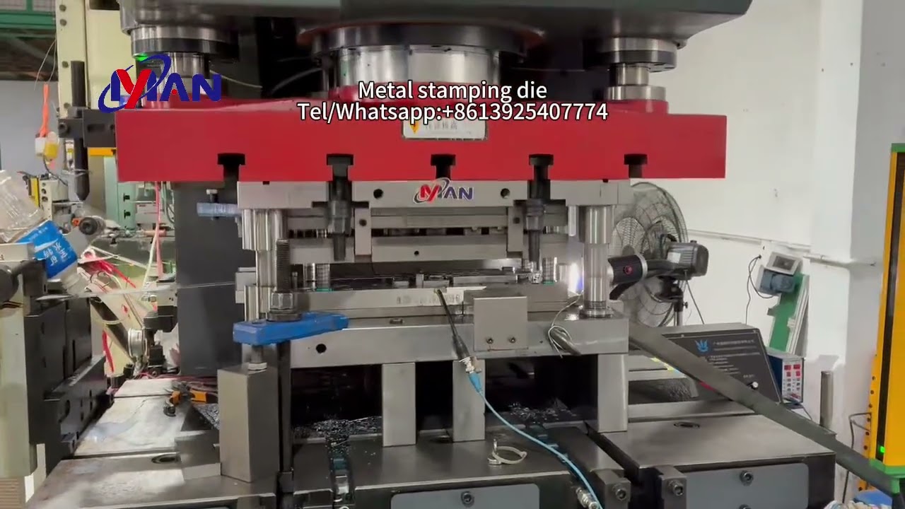 Yanman two cavities high speed punching die #highspeed #stampingdiedesign 