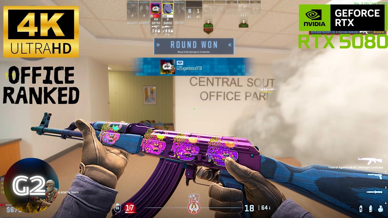 Counter Strike 2 | RTX 5080 | Ultra Settings 4K Gameplay (No Commentary)