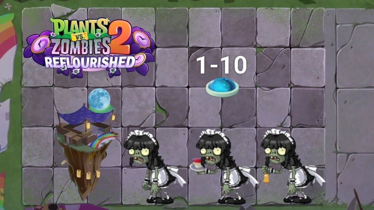 Plants VS Zombies 2 Reflourished: Lunar Rainbow Market - Night 1-10