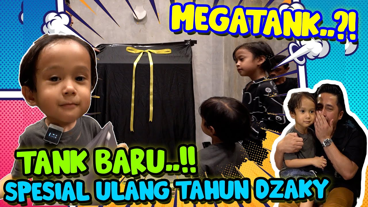 DZAKY UDAH 4 TAHUN..!! KARENA DZAKY SUKA BANGET IKAN.. JADI KITA KASIH KEJUTAN INI..!!