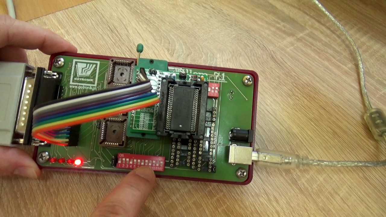 Programator Willem + pamięć AM29F400BT w obudowie SOP44