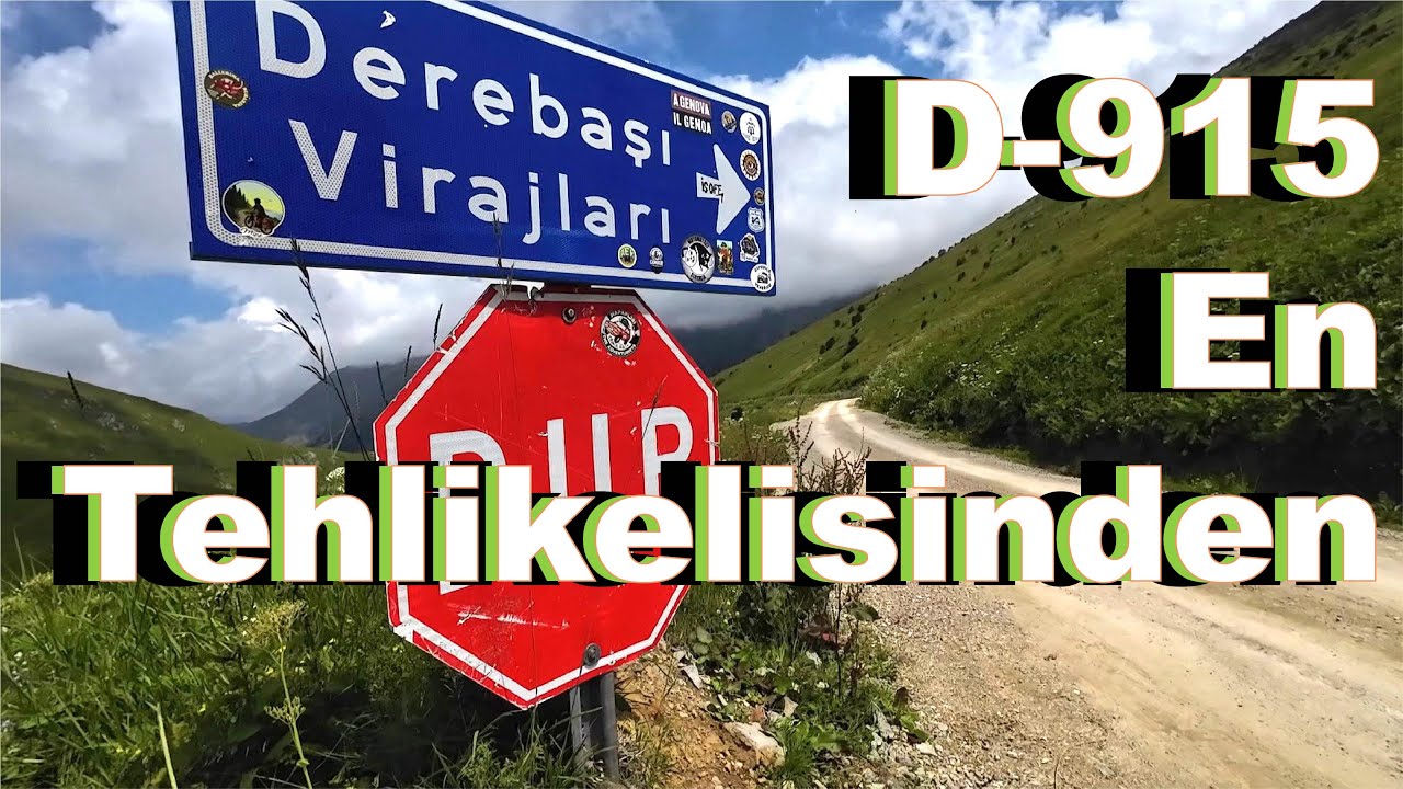 Bayburt derebaşı virajları. D915 most dangerous way.