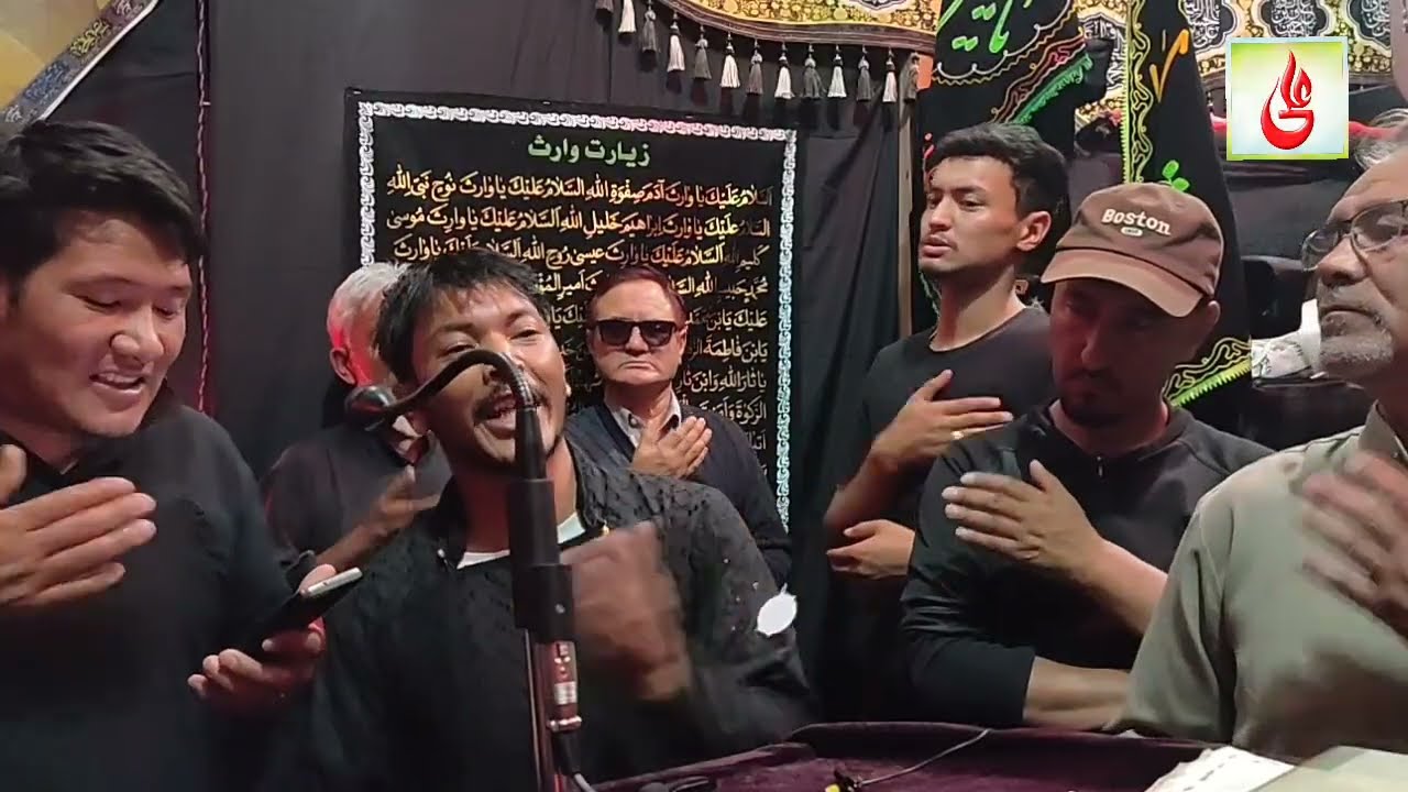 Noha khawani by Zakir Hossain 4th muharram ul haram 2025 at IMAM BARGHA LEH