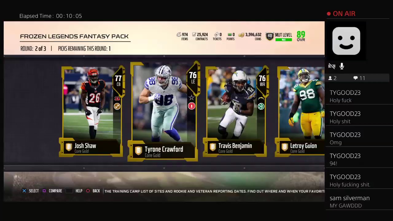 FROZEN LEGEND BUNDLE!!! 2 FULL LEGEND PULLS!!!! MADDEN ULTIMATE TEAM PACK OPENING