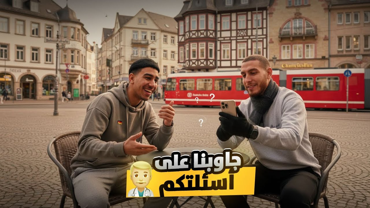	أنا وعبدالله 🇩🇪 جاوبنا على كل أسئلة المتابعين عن الحياة والتكوين المهني بألمانيا💸😬😰