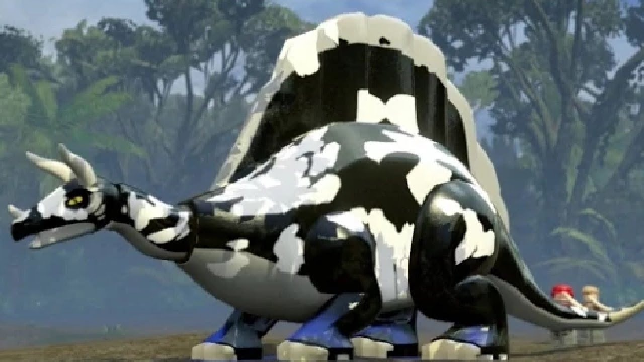 LEGO Jurassic World - Stegosaurus Unlock Location + Gameplay (Skeleton & Custom Dinosaur Showcase)