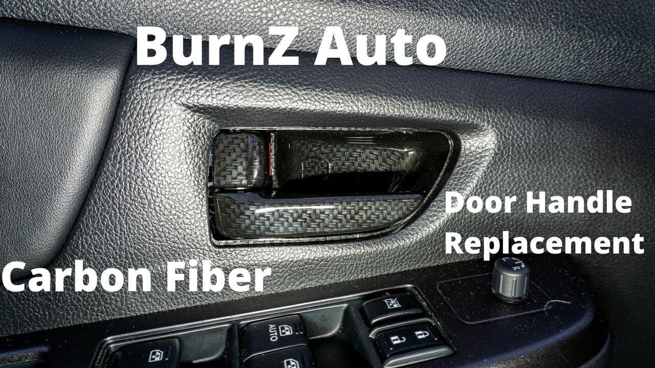 HOW TO REMOVE 15+ SUBARU WRX STI DOOR PANEL & DOOR HANDLE:CarbonFiber DoorHandle Install
