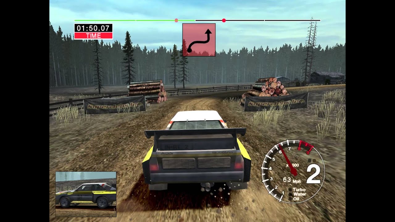 Colin Mcrae Rally 04: All Maps - Finland Stage 6 'Audi Quattro' [FIN S6] (HD)