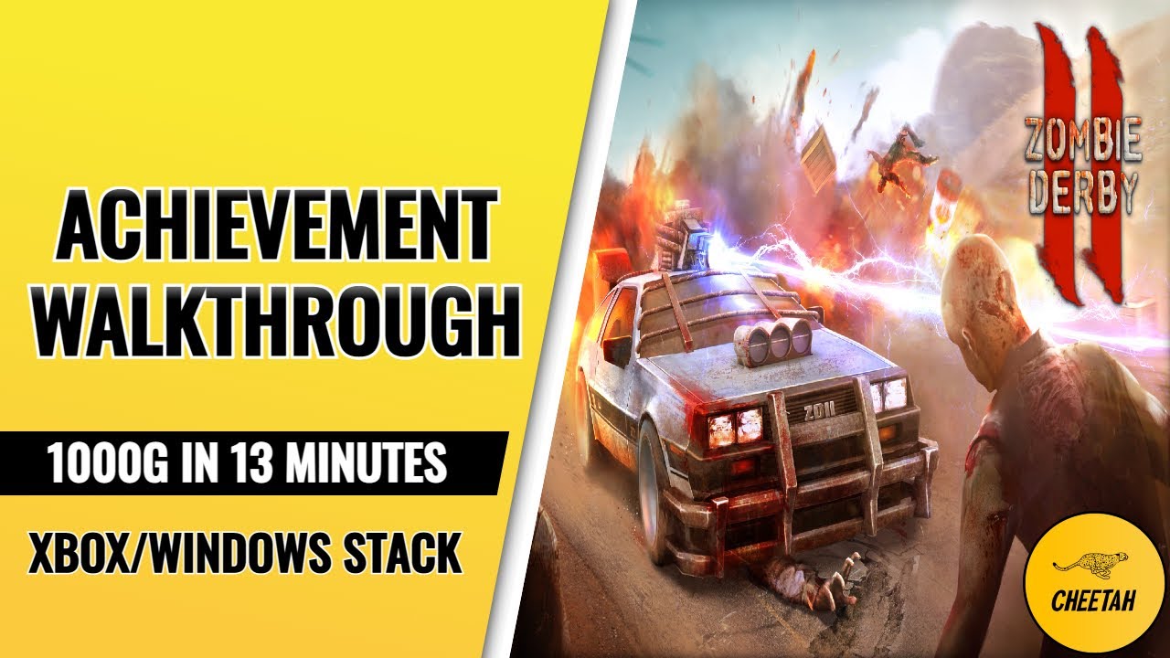 Zombie Derby 2 - Achievement Walkthrough (1000G IN 13 MINUTES)