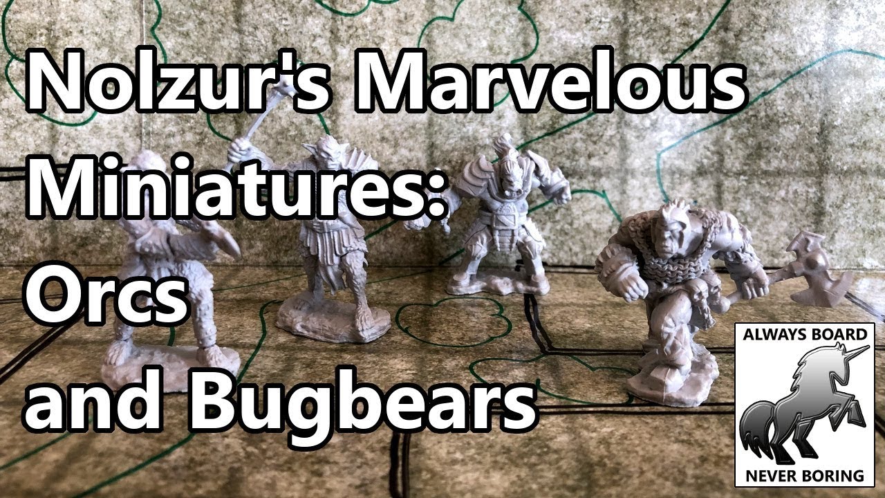 Bugbears and Orcs - D&D Miniatures Review (Nolzur's Marvelous Miniatures)