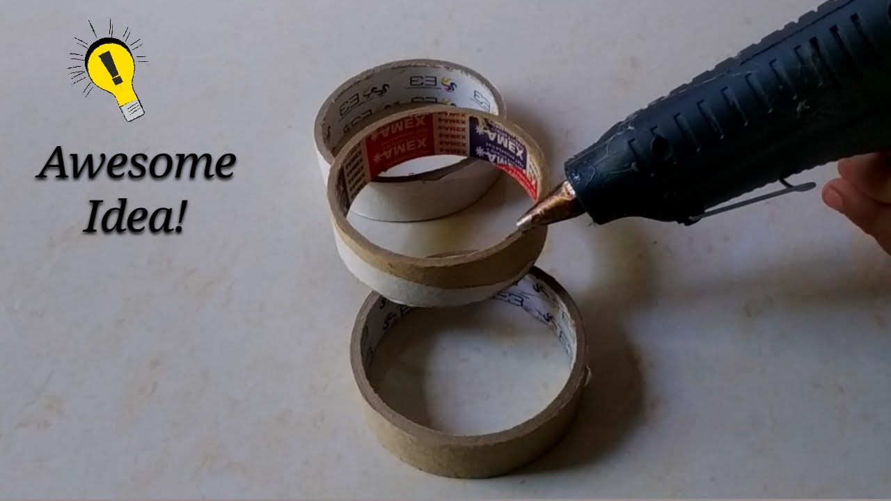Best Way to Recycle/Reuse Empty Tape Roll | Tape Roll Reuse Idea | Best Out of Waste