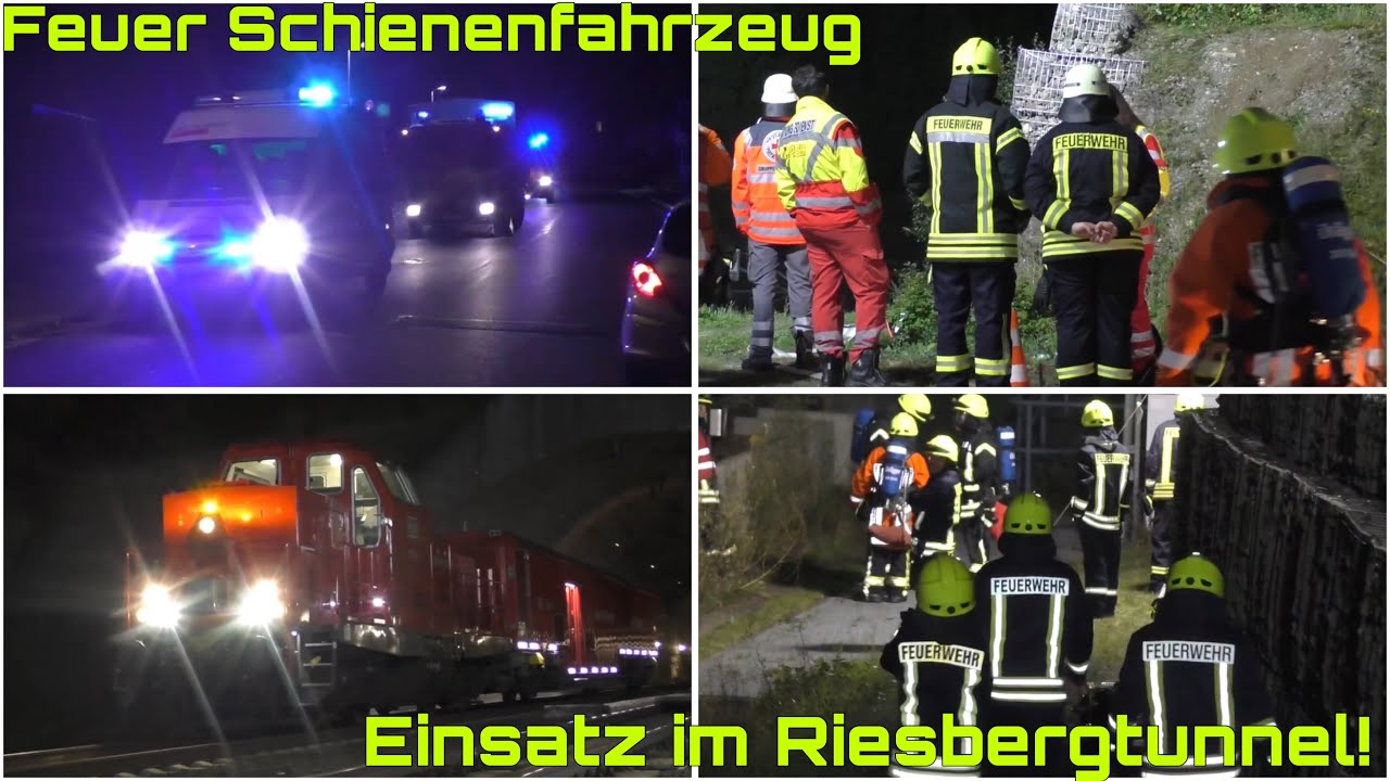 [Großeinsatz | Rettungszug im Einsatz!] Großübung in Lamspringe – Feuer im Riesbergtunnel