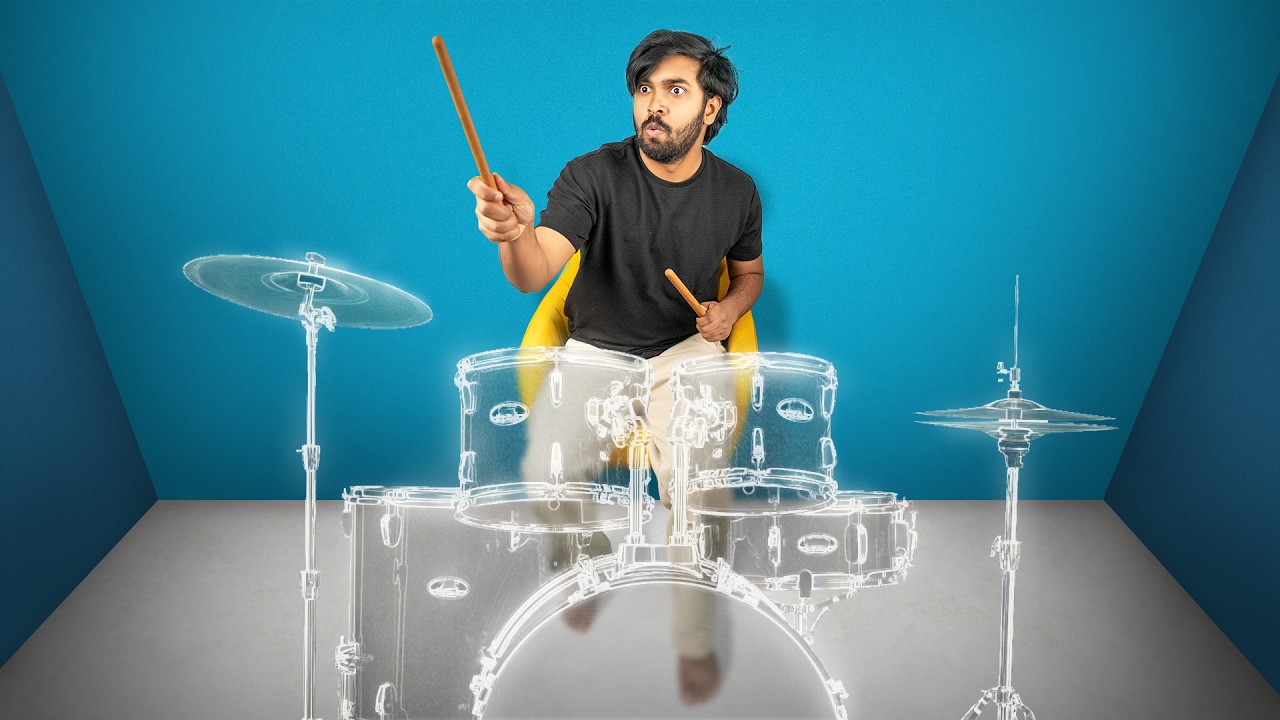 I bought INVISIBLE Drum!