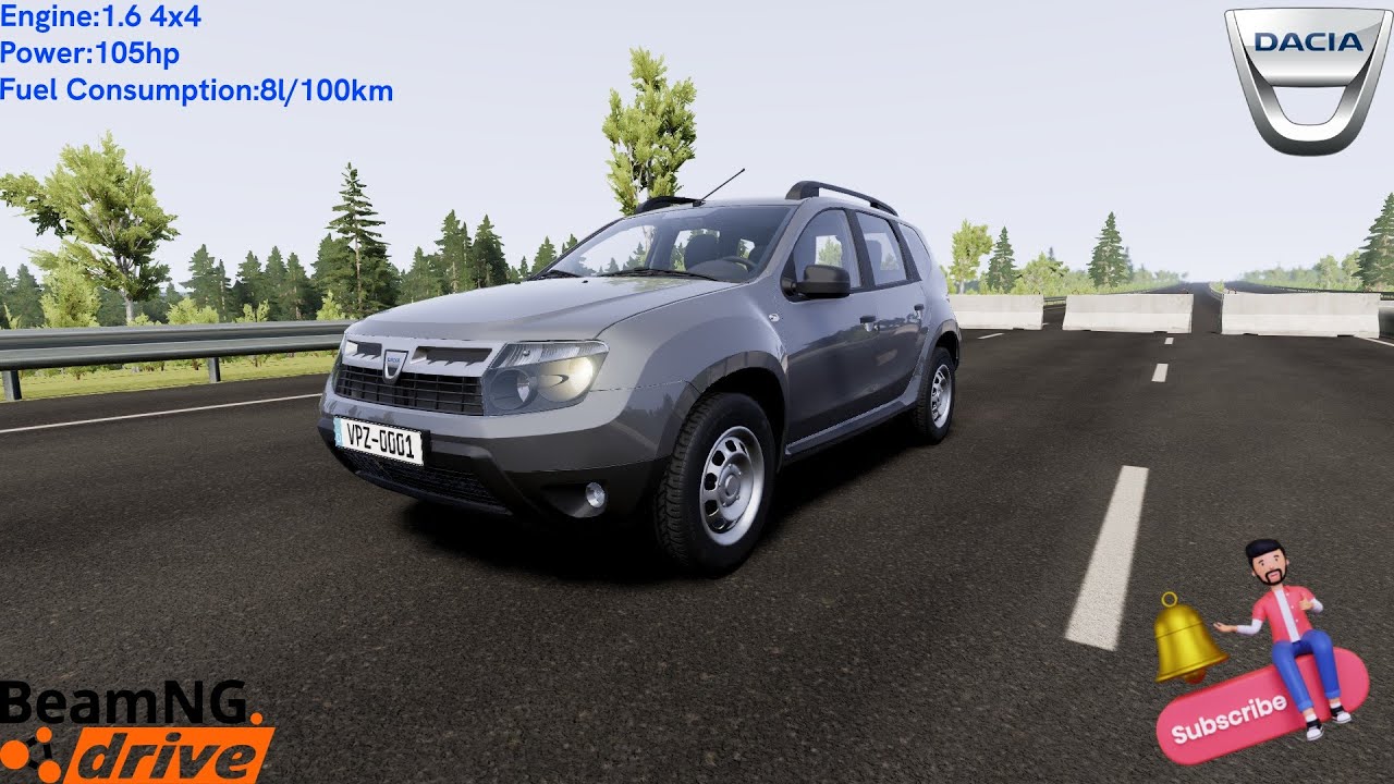 BeamNG Drive- Dacia Duster 2010