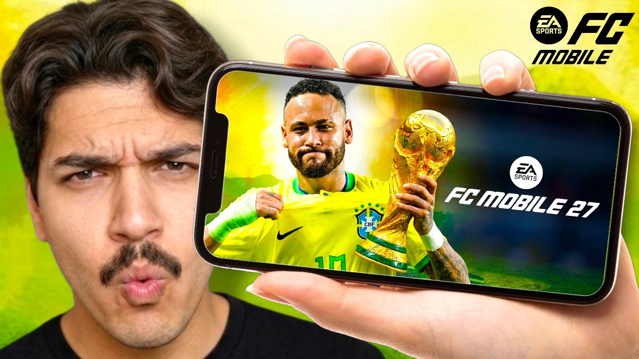 ENTREI NO NOVO FC MOBILE 27