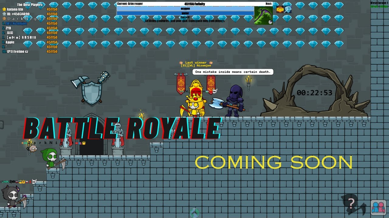 BATTLE ROYALE (BETA) | UPCOMING SOON | EvoWorld.io
