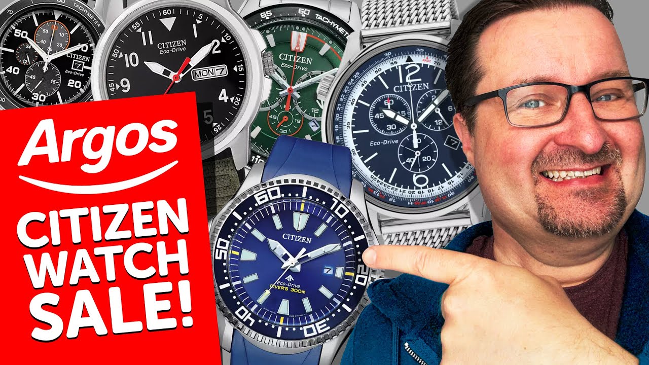 5 #CITIZEN Watches YOU CAN'T MISS in the ARGOS SALE!