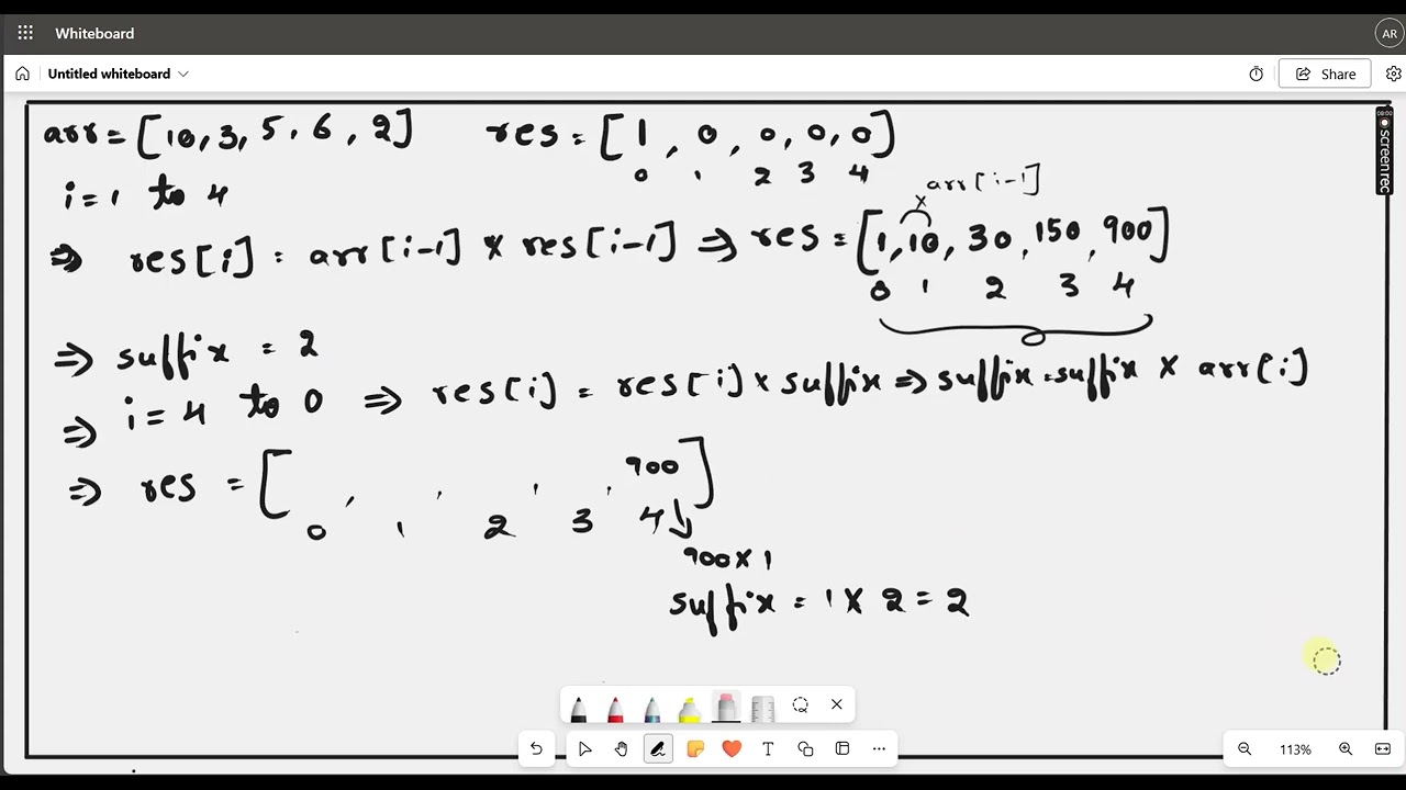 Product array puzzle - Easy - GeeksforGeeks