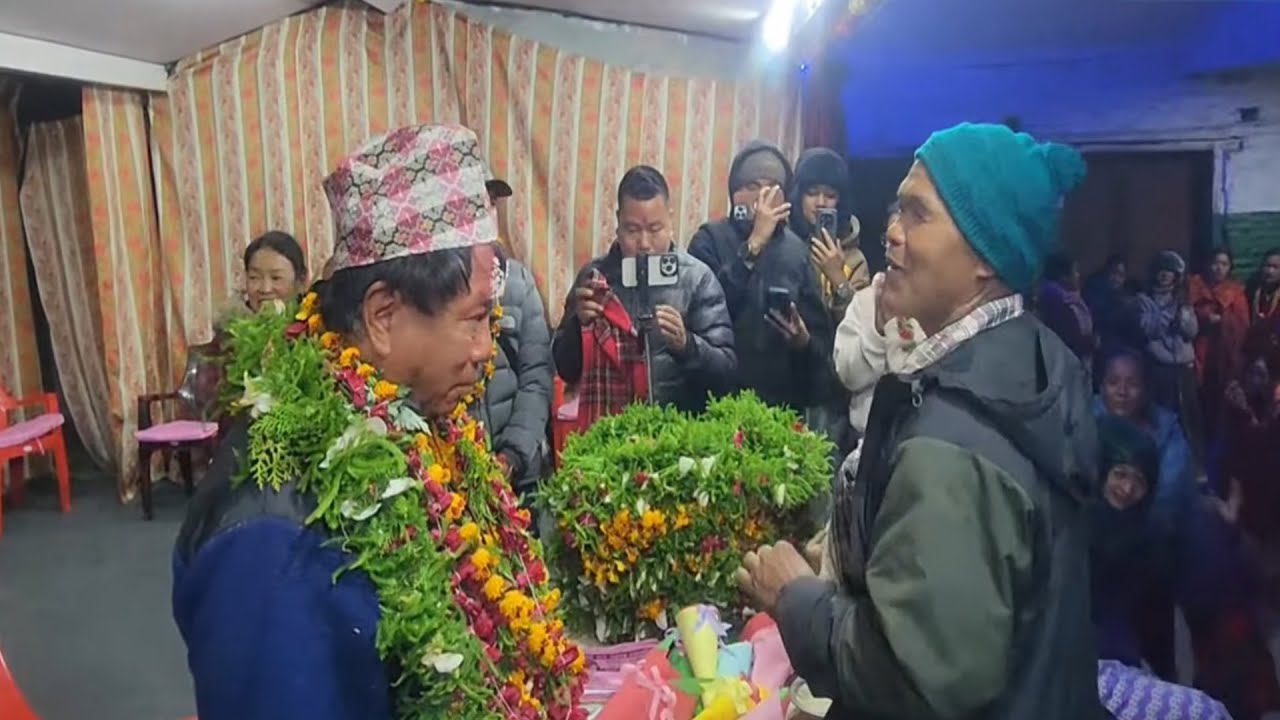 स्वतन्त्र उम्मेदवार महावीर पुन जन्म गाउँ नांगी पुग्दा भव्य स्वागत सँगै आर्थिक सहयोग गरे स्थानीयले 