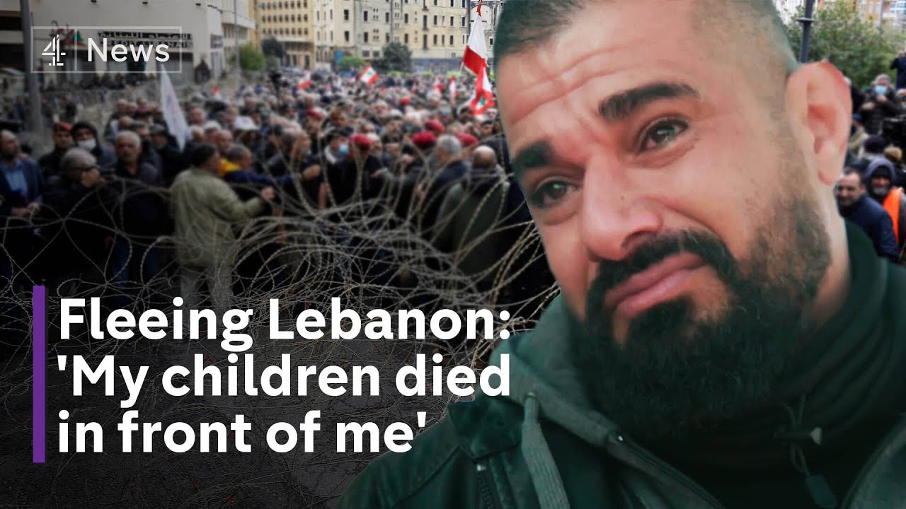 Lebanon: The families trying to escape as country falls into chaos