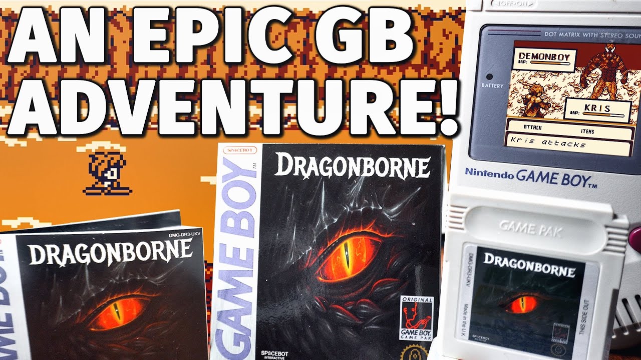 Dragonborne — новая ЛУЧШАЯ RPG на Game Boy! [Обзор Homebrew]