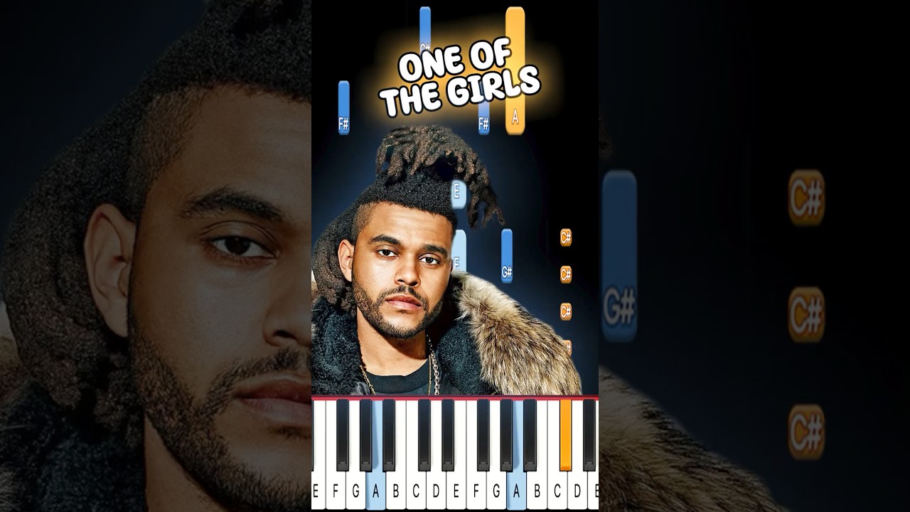 Easy Piano Cover That Feels Dangerous | The Weeknd &ndash; One Of The Girls