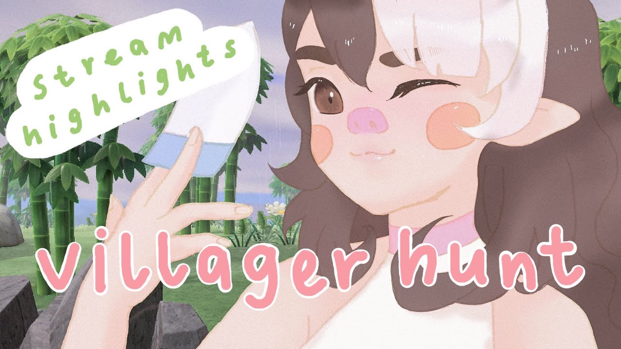 villager hunting funny moments『Animal Crossing New Horizons』| SabiSealestica on #Twitch