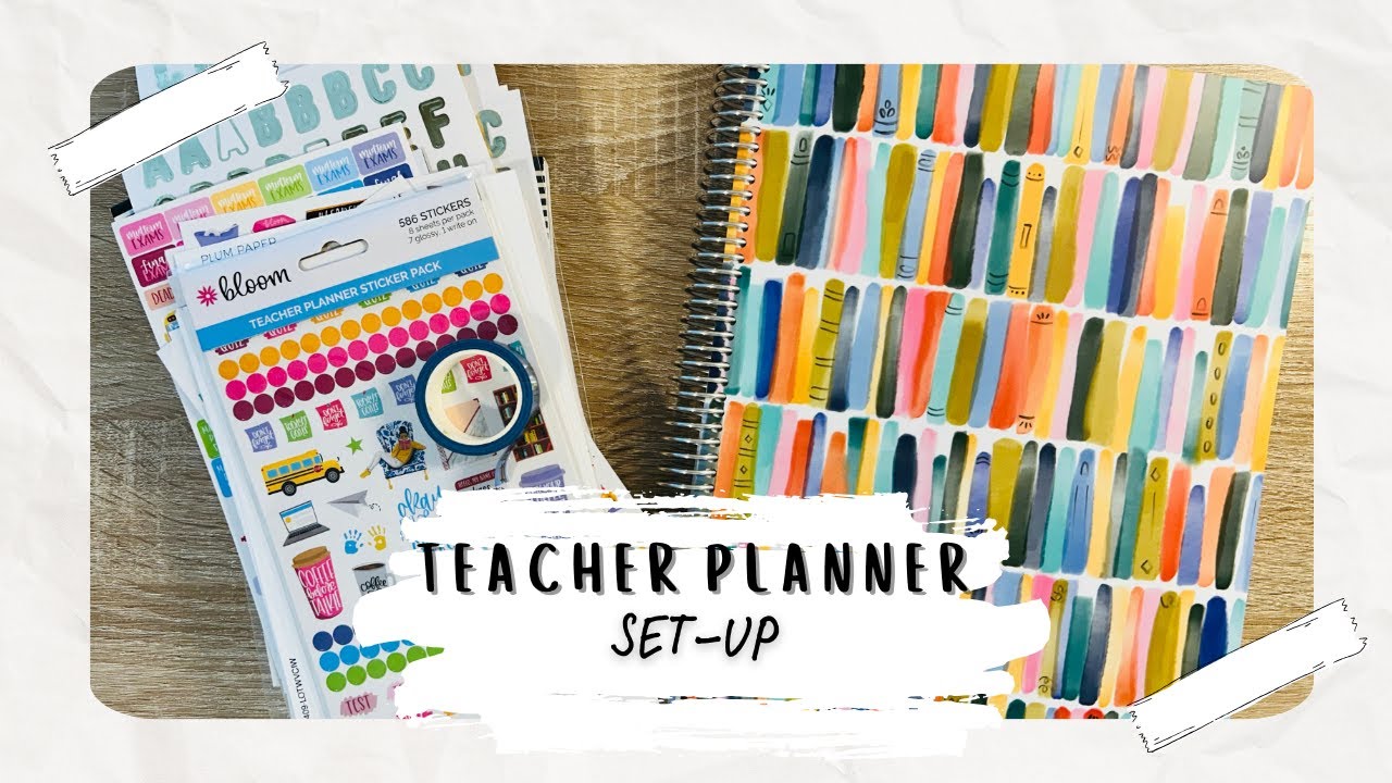 2024 25 TEACHER PLANNER SET UP Plum Paper Teacher Lesson Planner