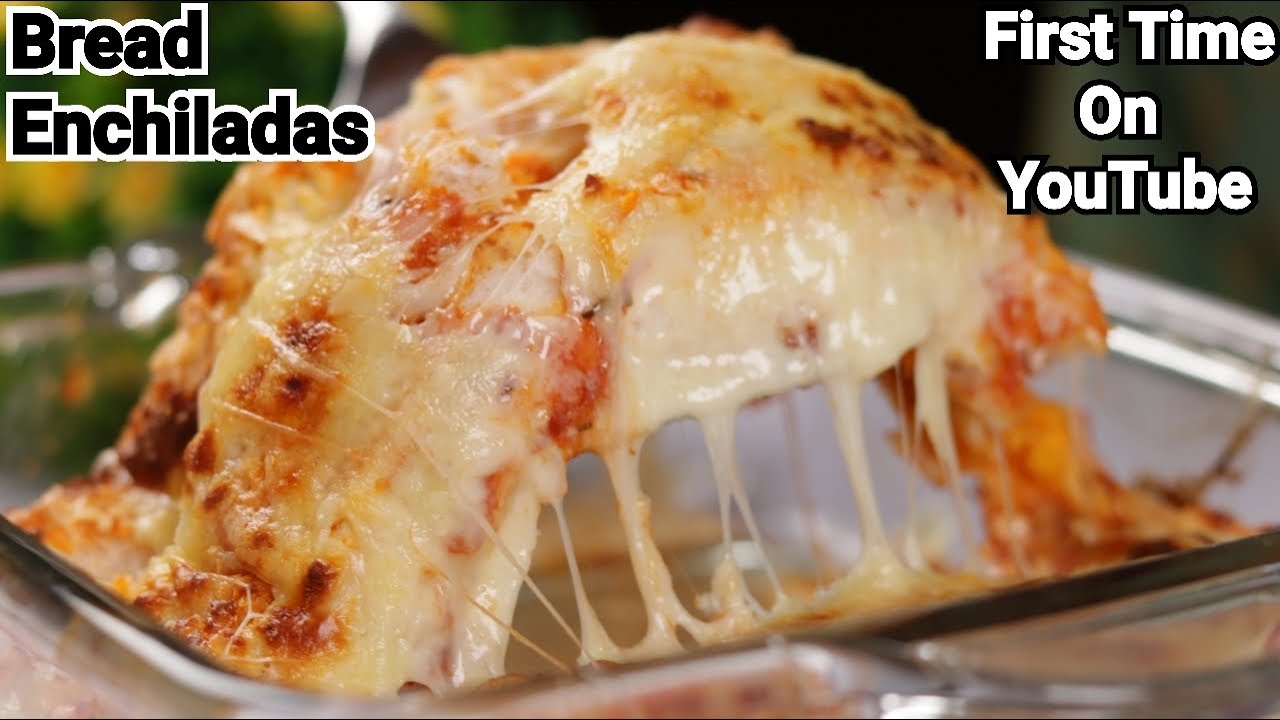 BREAD ENCHILADAS / Quick & Easy Chicken Enchiladas by (YES I CAN COOK)