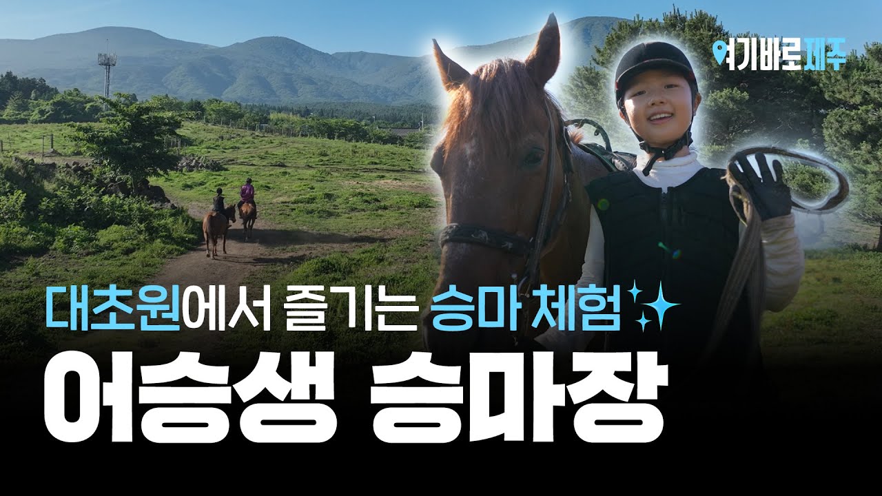 대초원에서 즐기는 승마체험 [어승생승마장]
