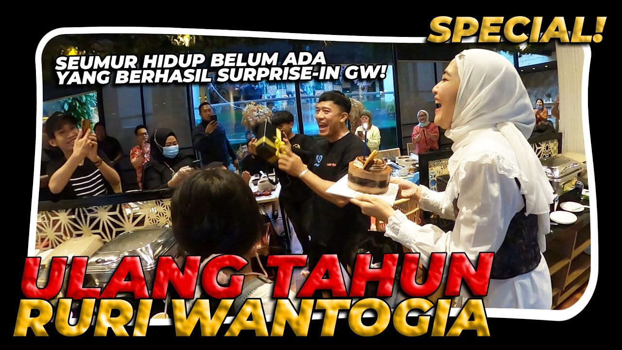 GAK PERNAH ADA YANG BISA KASIH SURPRISE KE RURI ‼️ SPECIAL BIRTHDAY RURI WANTOGIA