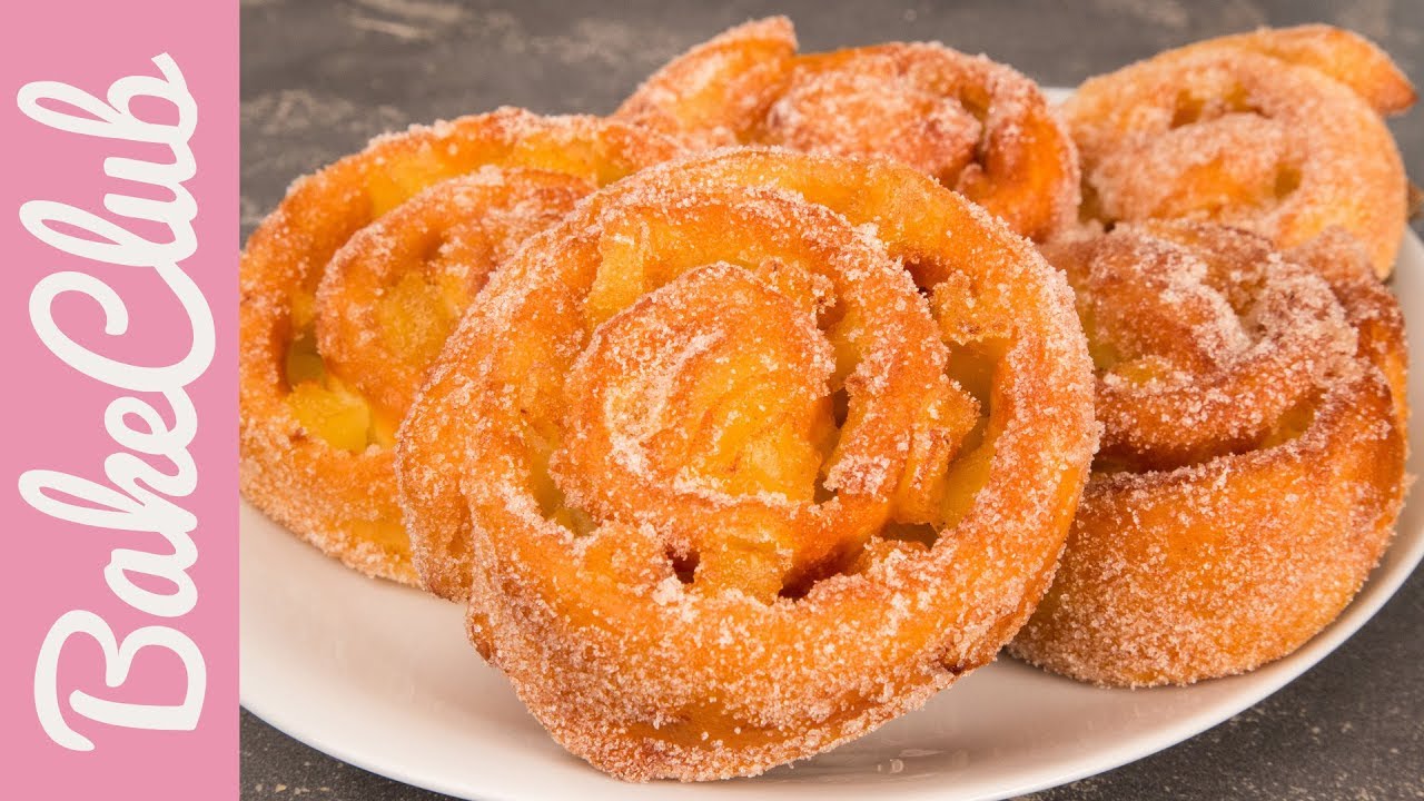 Apfelkrapfen | Apfelberliner | Faschingskrapfen | BakeClub