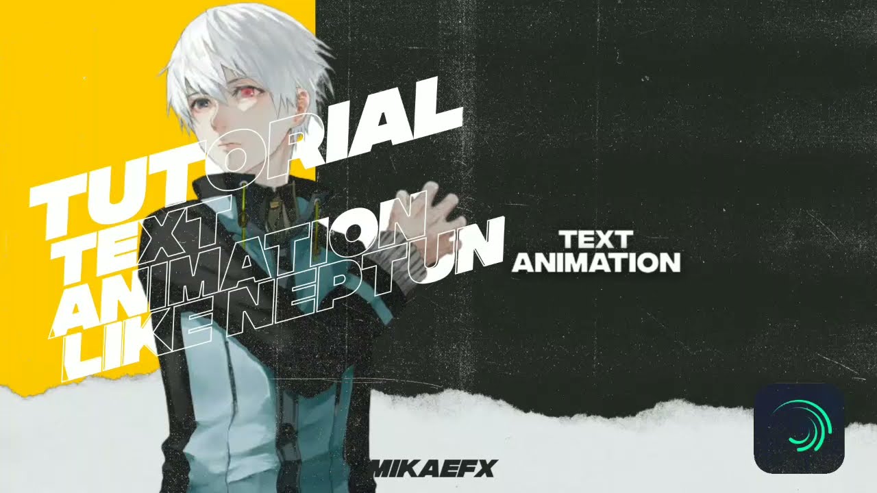 Tutorial Text Marginal Like neptun on Alight Motion!