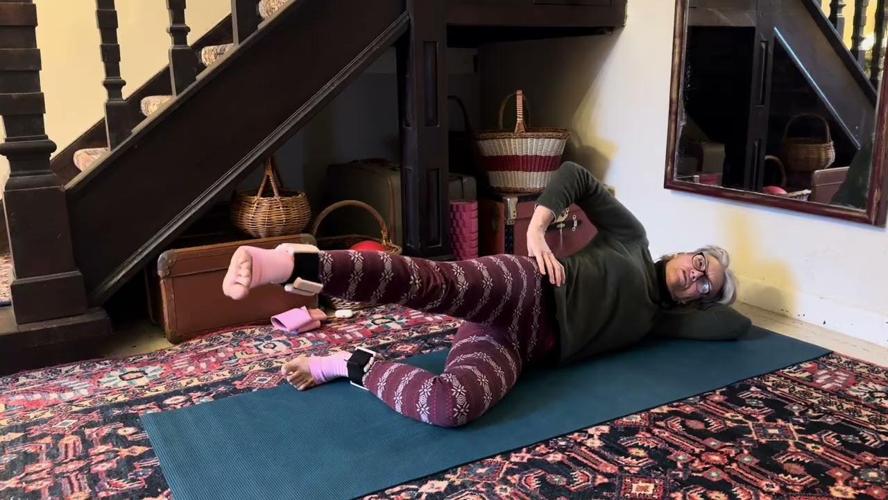 Slow Morning Pilates in Pyjamas | Daily Movement at Home As Self Care 