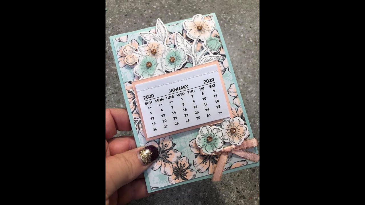 Episode 233 Stampin Up! 2020 Mini Catalogue Forever Blossoms Desk Calendar stamping with DonnaG!
