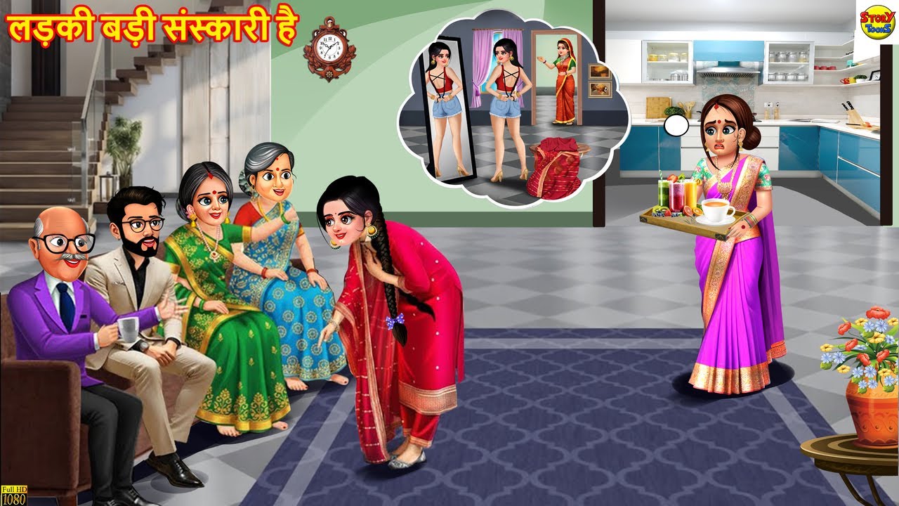 लड़की बड़ी संस्कारी है | Ladki Badi Sanskaari Hai | Hindi Kahani | Moral Stories |Hindi Cartoon |Story