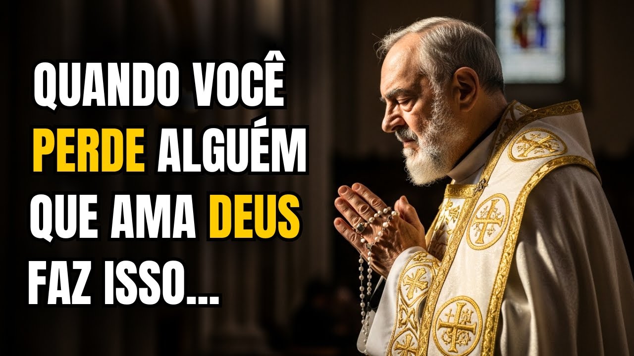 Padre Pio AVISA: Esse é o sinal que Deus coloca quando você perde alguém