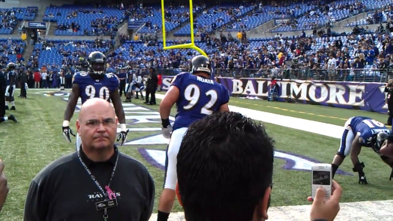 Ravens Defensive Line Warm Ups