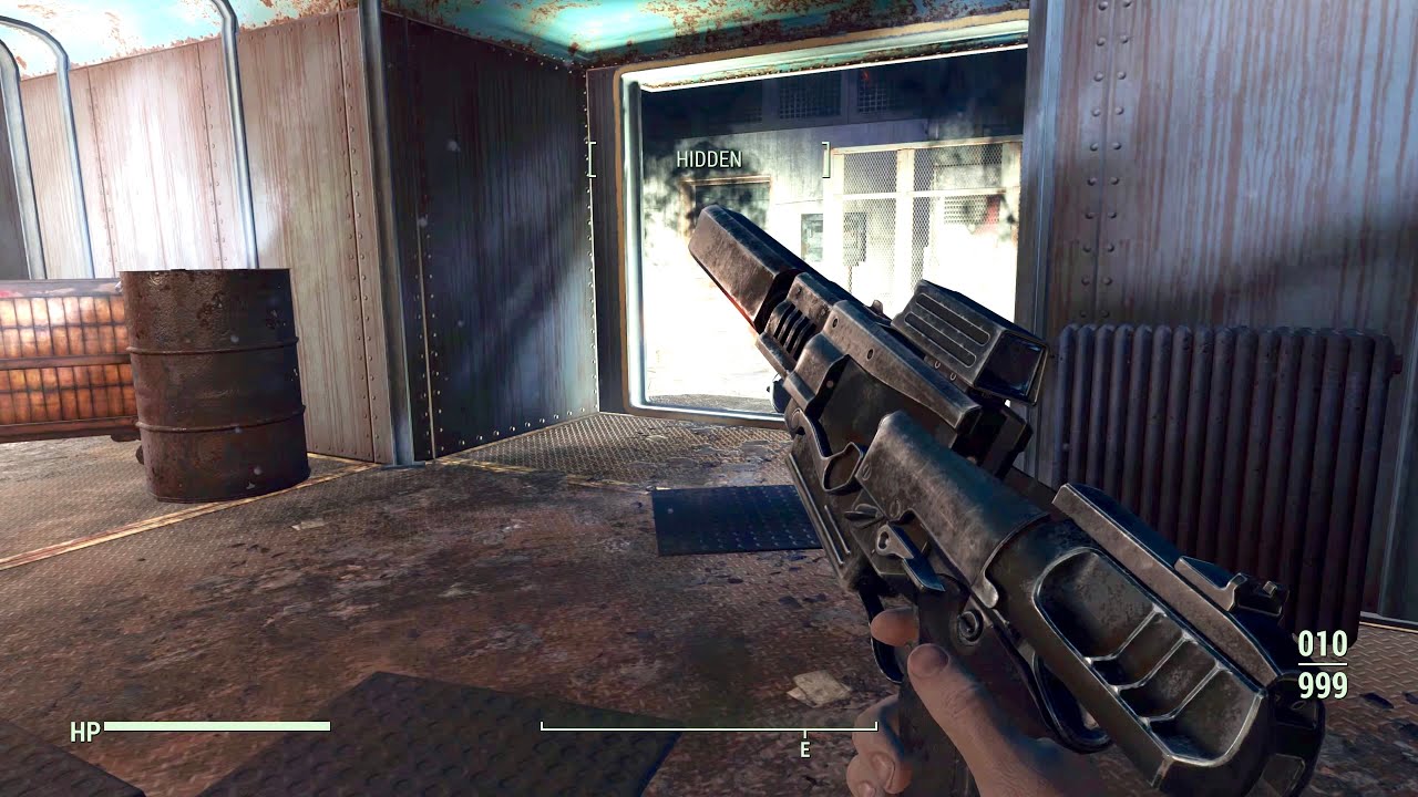 Fallout 4 - Paladin Stealth Clearing (Corvega Assembly Plant) 4K60FPS