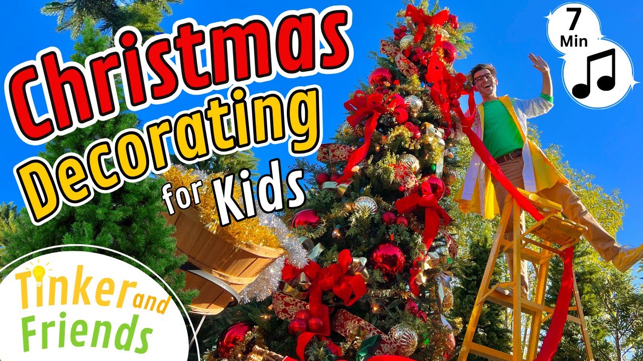 Decorate With Me for Kids - Christmas Tree, Wrapping presents, Toys, Trains 🚂 Marble Works