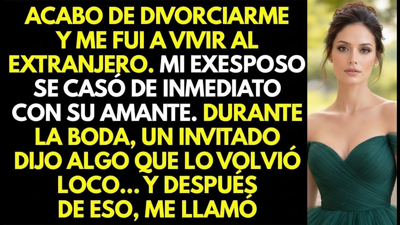 “Tras el divorcio, mi ex se casó con su amante; un invitado dijo algo y él se puso pálido…”