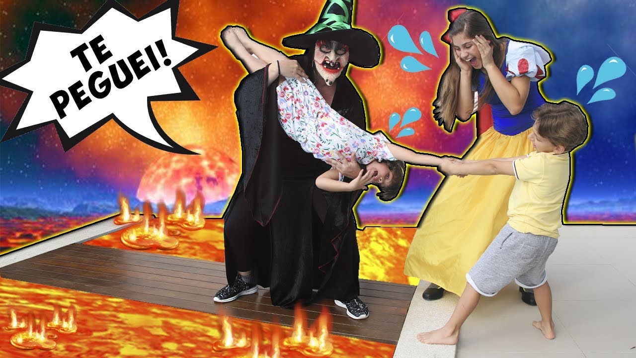 O CHÃO É LAVA DENTRO DE CASA 4 - THE FLOOR IS LAVA - Mileninha