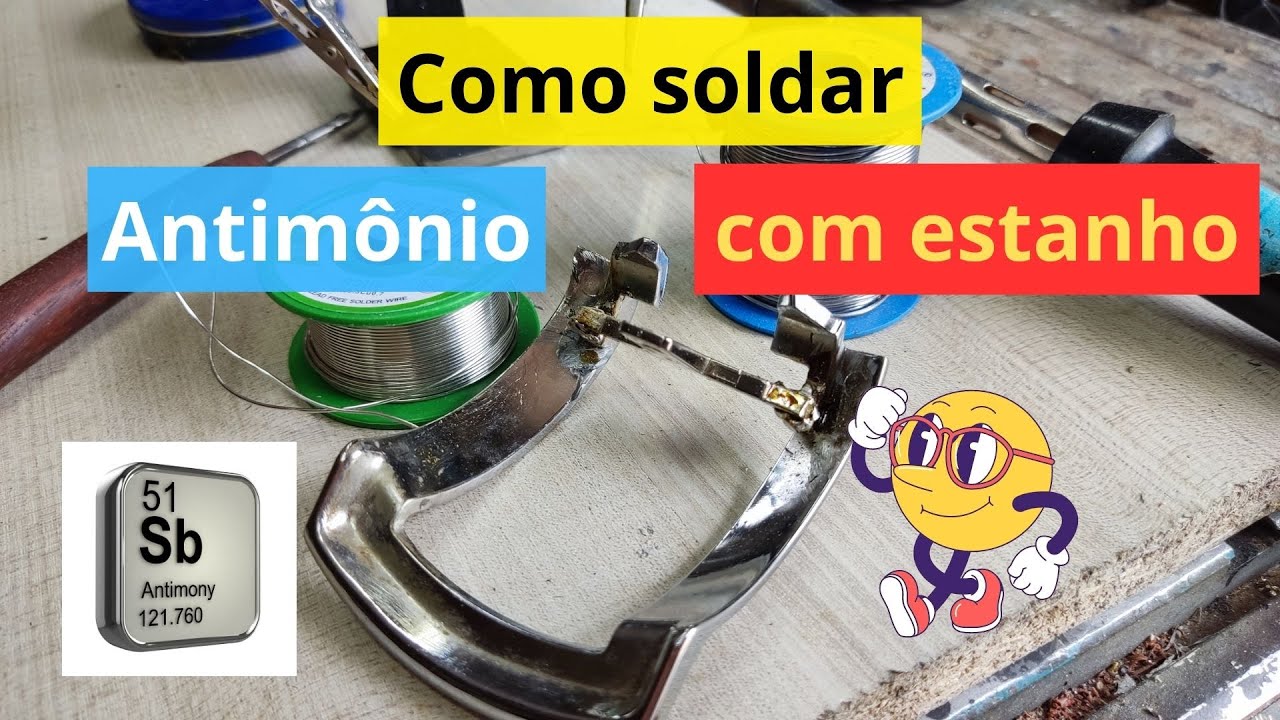 Como soldar antimônio com estanho - EP301