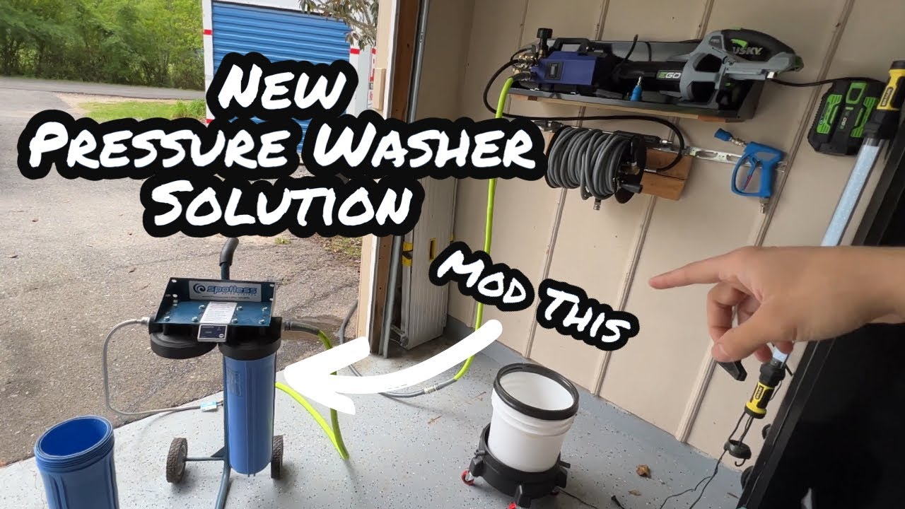 New Pressure Washer Setup w/ Modded CR Spotless! #arts&crafts