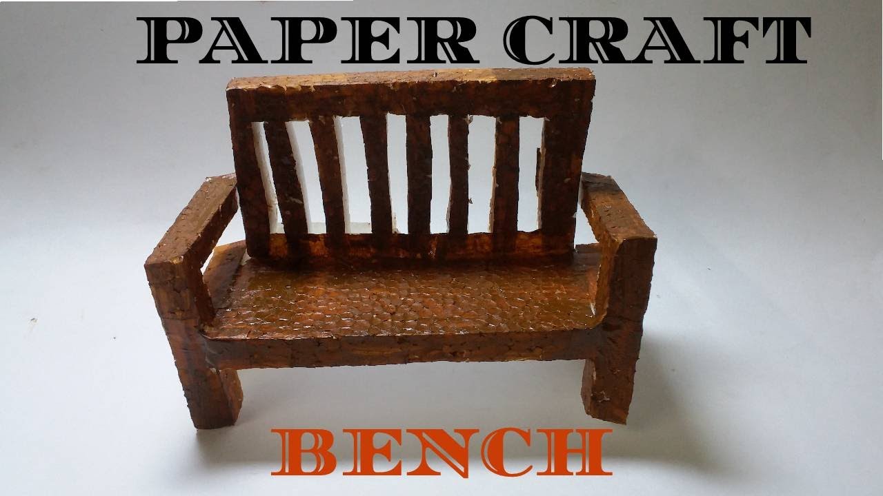 Bench Paper craft EASY