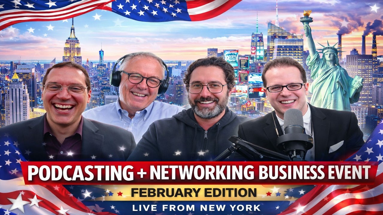PODCASTING+NETWORKING Event, February 2026 Edition