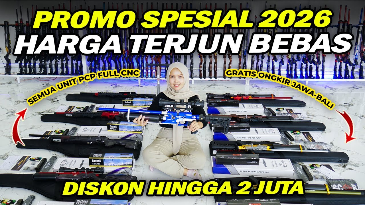 DISKON BESAR BESARAN AWAL TAHUN‼ SEMUA SENAPAN PCP FULLSET POTONGAN HINGGA 2 JUTAAN